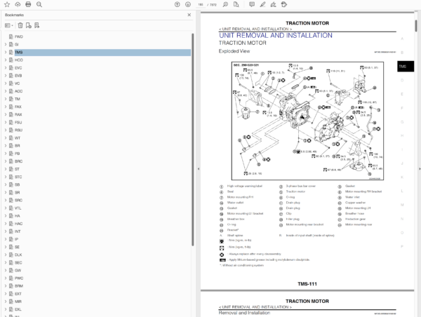 Nissan E-NV200 Electric Vehicle PDF Workshop Manual 2014-2022 - Image 2