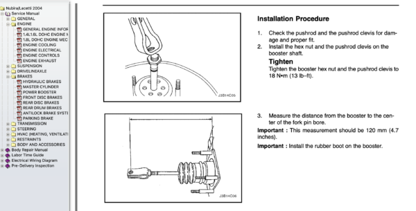 Chevrolet Nubira PDF Workshop and Wiring Manual 2004-2008 - Image 6