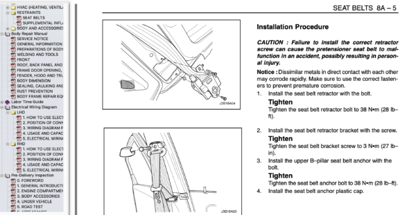 Chevrolet Lacetti PDF Workshop and Wiring Manual 2004-2008 - Image 2