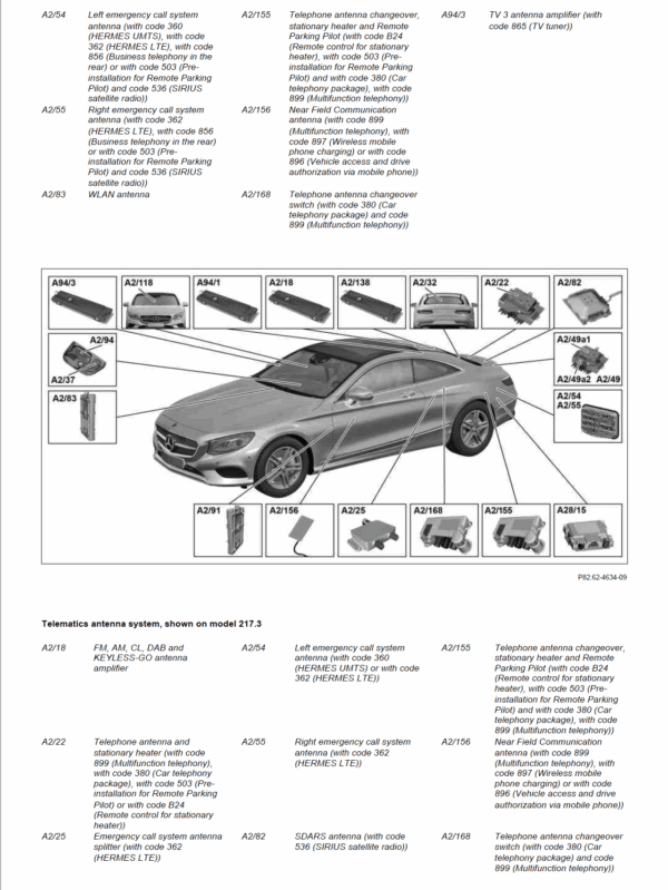 Mercedes S-Class W222 PDF Workshop and Wiring Manual 2013-2020 - Image 2